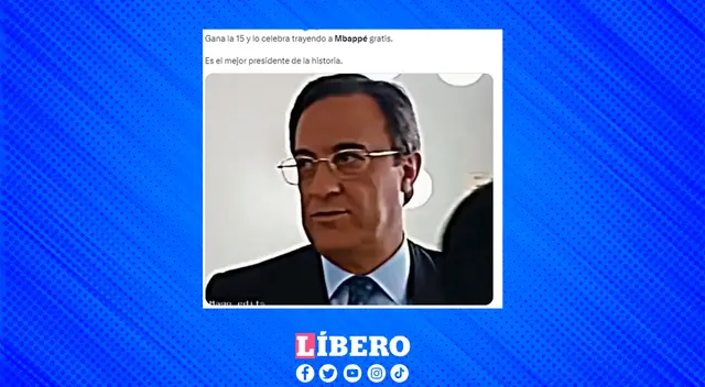 Florentino Pérez master class. El presidente del Madrid consiguió fichar a Mabppé a costo cero.
