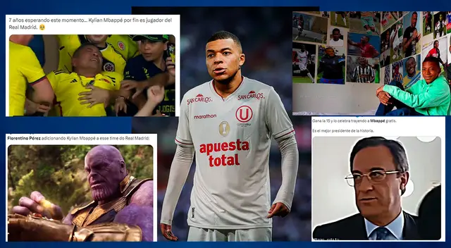 El sueño se hizo realidad para Mabppé y los hinchas del Real Madrid.