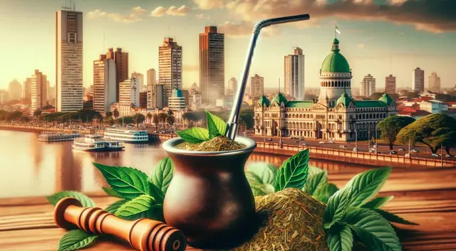 País donde VERDADERAMENTE proviene la yerba del mate.