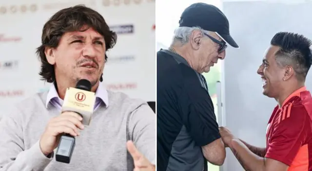 Jean Ferrari fichó a Jorge Fossati para Universitario en 2023. Foto: Composición Líbero/Universitario/FPF