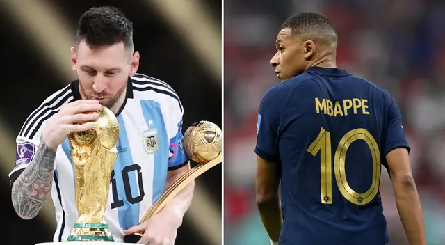 Mbappé perdió la final del Mundial en 2022. Foto: Composición Líbero/FIFA