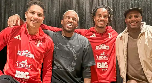 Farfán estuvo en la concentración de Perú para verse con Guerrero y Carrillo.