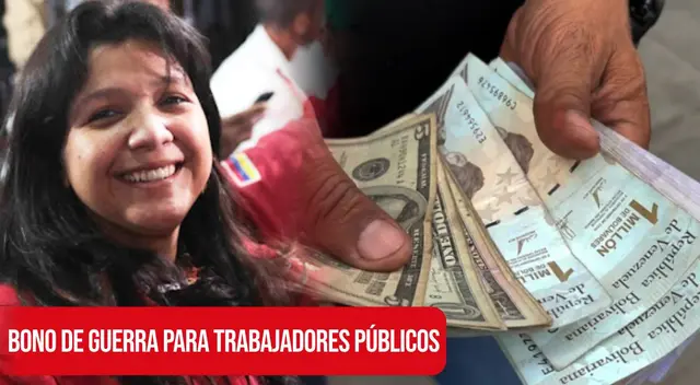 Así será el nuevo monto del Bono Guerra para trabajadores públicos.