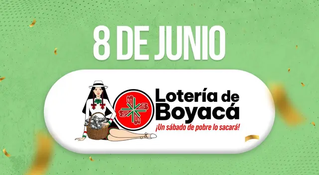 Sigue la Lotería de Boyacá EN VIVO y conoce los resultados de este sábado 8 de junio. Sigue la Lotería de Boyacá EN VIVO y conoce los resultados de este sábado 8 de junio.