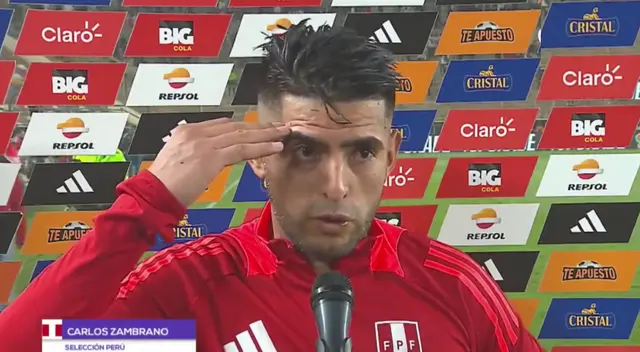 Carlos Zambrano no estuvo presente en la fecha FIFA de marzo. Foto: captura Movistar Deportes