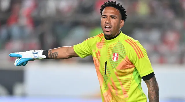 Pedro Gallese fue titular en el empate de la selección peruana ante Paraguay.