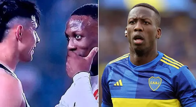 Luis Advíncula habló con Adam Bareiro tras el final del partido Luis Advíncula habló con Adam Bareiro tras el final del partido