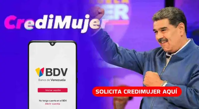 Solicita credimujer de manera rápida mediante el Banco de Venezuela.