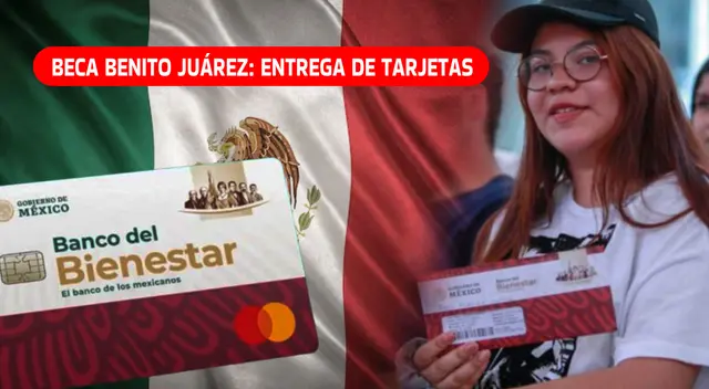 La entrega de tarjetas Beca Benito Juárez ya comenzó en México. La entrega de tarjetas Beca Benito Juárez ya comenzó en México.