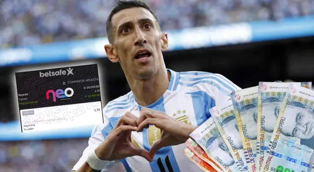 Apostó por Argentina y ganó miles de soles en solo 90 minutos.