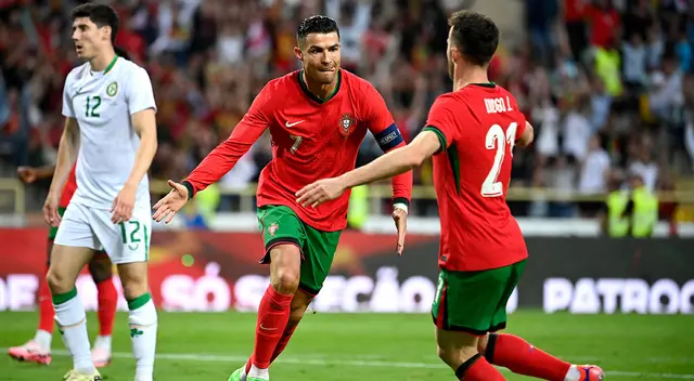 Doblete de Cristiano Ronaldo en goleada de Portugal sobre Irlanda.