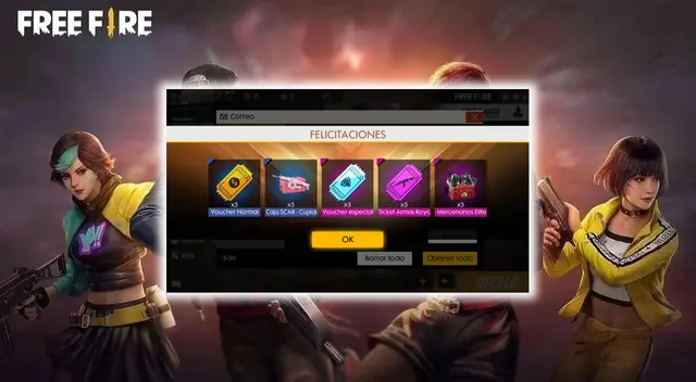 Obtén las mejores recompensas en el juego de GARENA, Free Fire.
