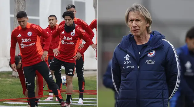 Ricardo Gareca llegó a Chile a inicios de año. Foto: Composición Líbero/La Roja