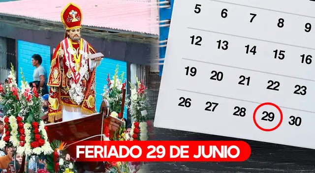 El Día de San Pedro y San Pablo se celebra el 29 de junio, así como el Día del Pescador.