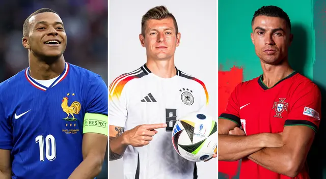 Mbappé, Kroos y Cristiano intentarán ganar en Alemania. Foto: Composición Líbero/UEFA Mbappé, Kroos y Cristiano intentarán ganar en Alemania. Foto: Composición Líbero/UEFA