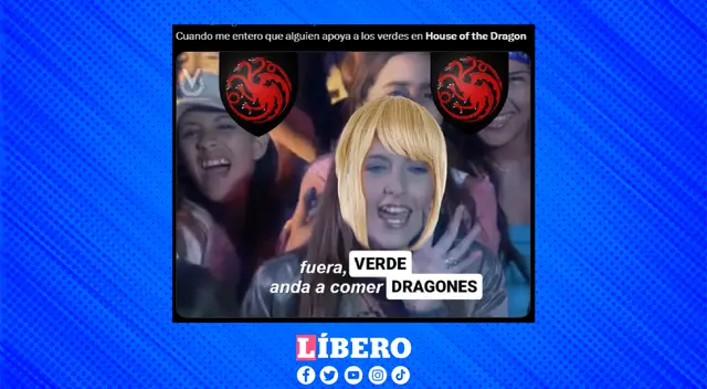 Fanáticos se muestran a favor de Rhaenyra Targaryen y en contra de los Verdes. Fanáticos se muestran a favor de Rhaenyra Targaryen y en contra de los Verdes.