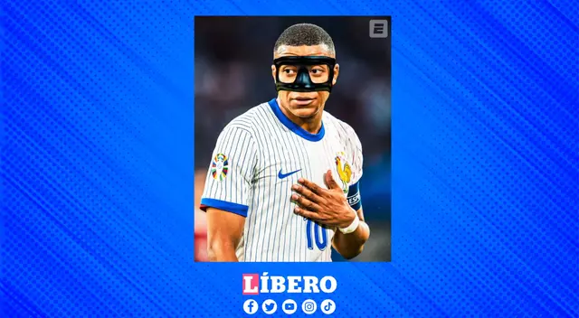 Este sería el nuevo look de Mbappé para lo que queda de la Eurocopa. Este sería el nuevo look de Mbappé para lo que queda de la Eurocopa.