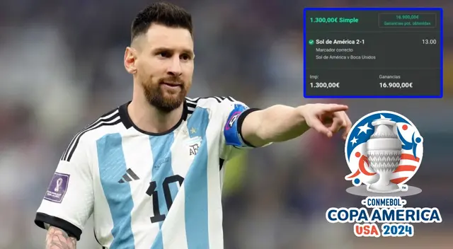 El afortunado hincha argentino se llevó 16 mil euros tras apostar por su equipo favorito.