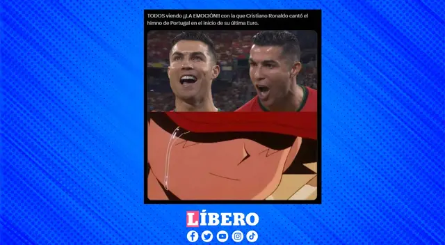 Las lágrimas de emoción al ver a su ídolo Cristiano. Hinchas se mostraron emocionados en redes.