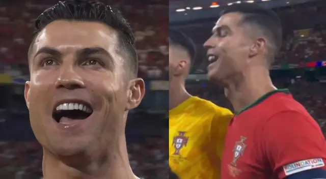 Cristiano Ronaldo vivió con emoción su debut en la Eurocopa 2024.