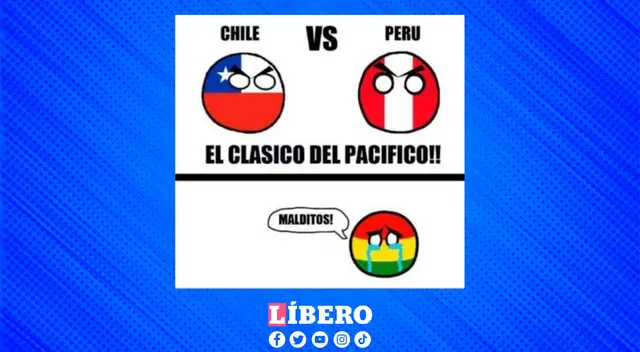 El duelo se vive en las redes sociales y le cae su 'chiquita' a Bolivia.