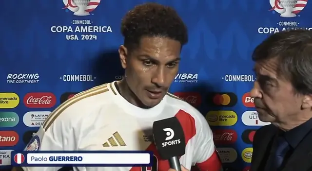 Paolo Guerrero se pronunció tras el Perú vs Chile por Copa América 2024