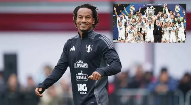 André Carrillo concentrado en la Copa América