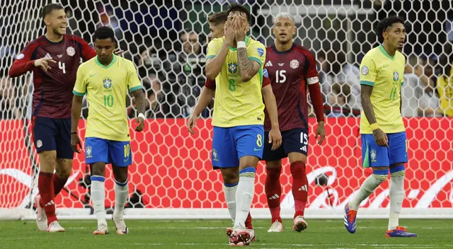 Brasil y Costa Rica igualaron en el SoFi Stadium por la Copa América 2024.