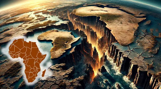 Esta nueva grieta recorre más de 3000 kilómetros. Esta nueva grieta recorre más de 3000 kilómetros.