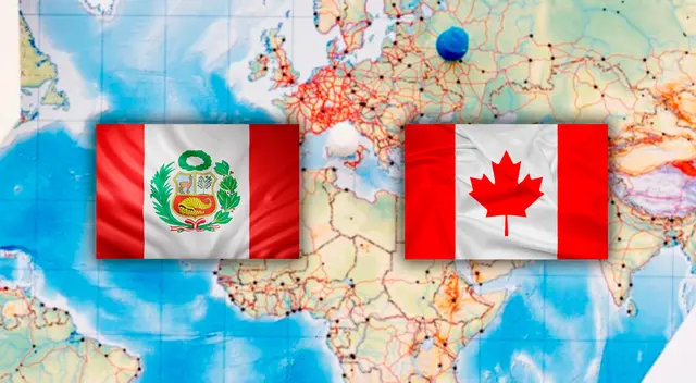 Perú y Canadá tienen los mismos colores de bandera, pero cada una tiene su propia historia. Perú y Canadá tienen los mismos colores de bandera, pero cada una tiene su propia historia.