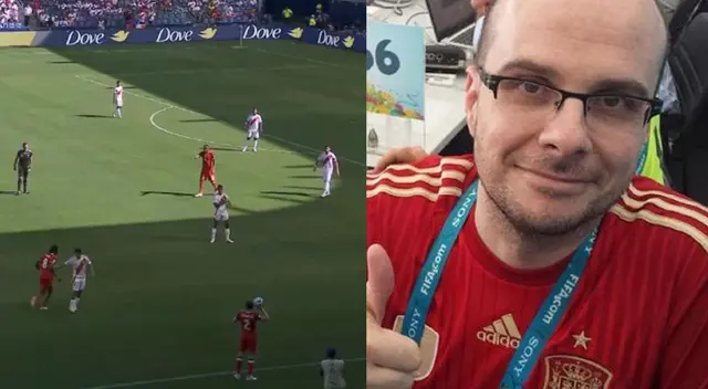MisterChip y su mensaje tras entonarse el Himno Nacional del Perú.