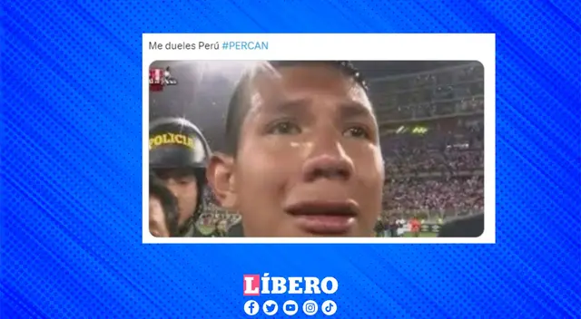 Las lágrimas de Edison Flores reflejan el el sentir de la hinchada peruana. Las lágrimas de Edison Flores reflejan el el sentir de la hinchada peruana.