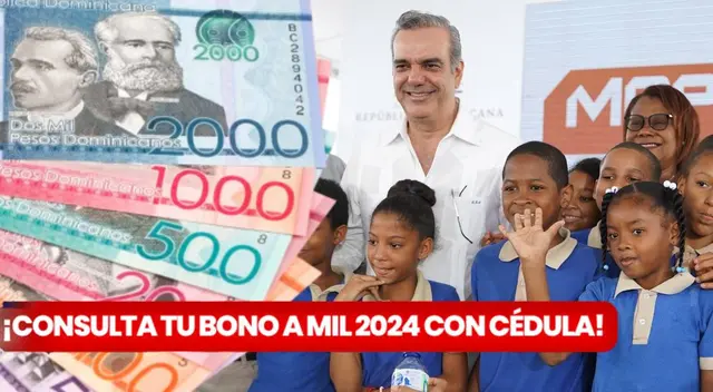 Bono a Mil: consulta si accedes al beneficio este 2024 Bono a Mil: consulta si accedes al beneficio este 2024