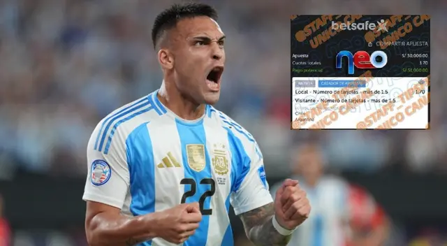 Apostador peruano se llevó una fortuna tras confiar en la derrota de Chile a manos de Argentina. Apostador peruano se llevó una fortuna tras confiar en la derrota de Chile a manos de Argentina.