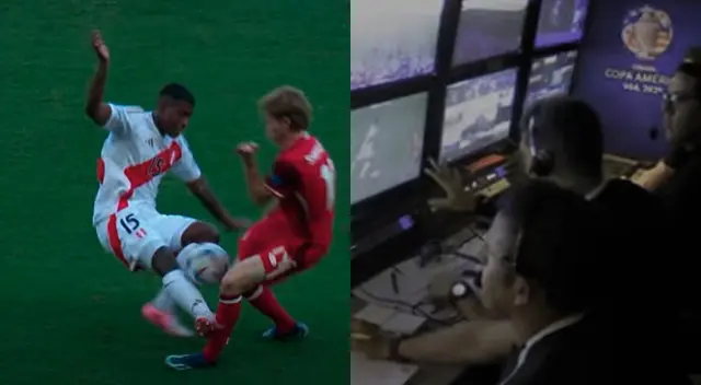 Conmebol difundió el audio VAR para conocer la decisión de los árbitros sobre la falta de Araujo. Conmebol difundió el audio VAR para conocer la decisión de los árbitros sobre la falta de Araujo.