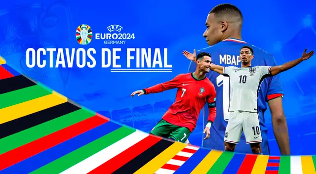 Así van los cruces de octavos de final de la Eurocopa 2024.
