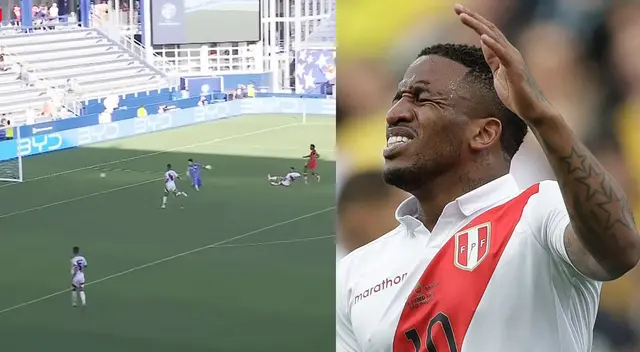 Jefferson Farfán no dudó en reaccionar al gol de Canadá sobre Perú.