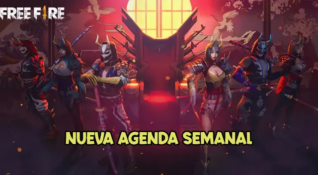 Reclama los premios de la agenda semanal de Free Fire de junio y julio 2024.