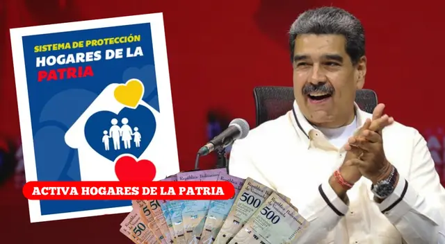 El Bono Hogares de la Patria se pagará el primer día de julio.
