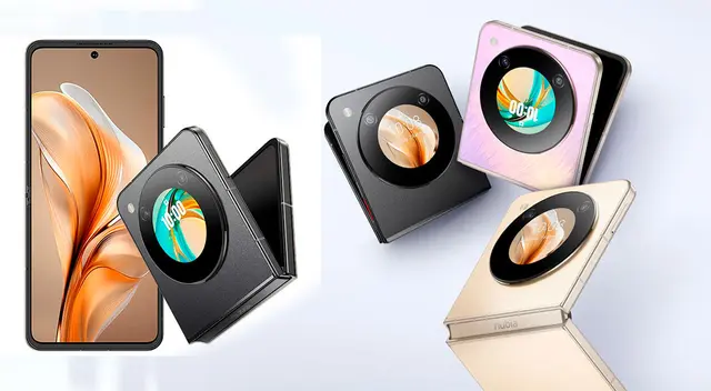 Conoce las características y precio del ZTE Nubia Flip 5G, el celular plegable más potente y barato del 2024.