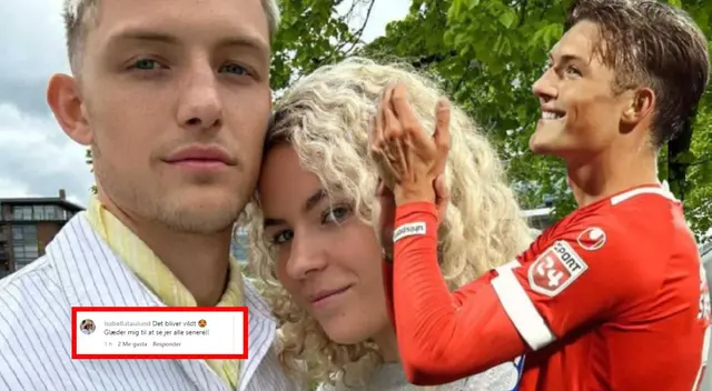 Isabella Taulund, novia de Oliver Sonne, reacciona a post de familia
