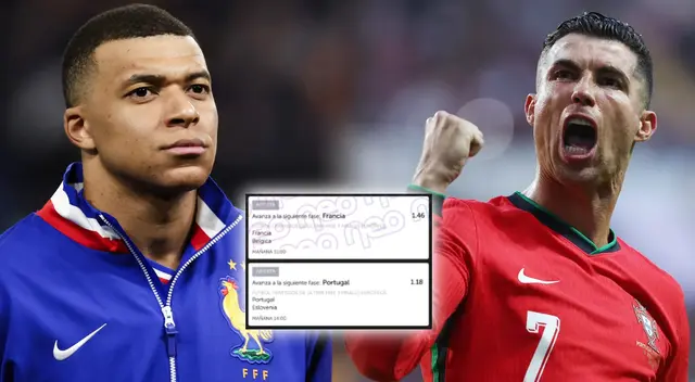Hincha apostó por Francia y Portugal a que pasan de fase en la Eurocopa 2024.
