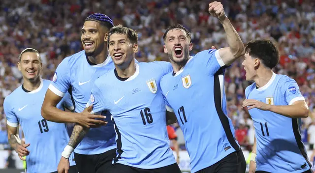 Mathías Olivera anotó el gol de Uruguay ante Estados Unidos.