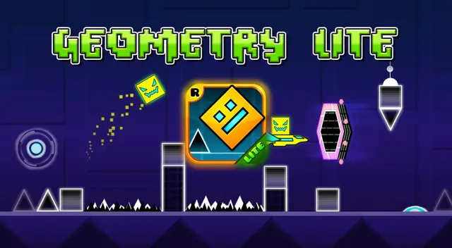 Pon a prueba tu coordinación descargando la versión gratuita de Geometry Dash Lite.