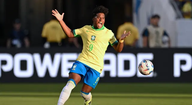 Endrick, delantero de Brasil en la Copa América 2024