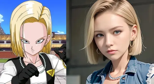 Así luciría en la vida real el Androide 18 de Dragon Ball Super, según la IA Midjourney. Así luciría en la vida real el Androide 18 de Dragon Ball Super, según la IA Midjourney.