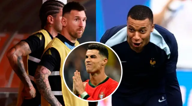 Mbappé resaltó a Cristiano Ronaldo y olvidó por completo a Messi.