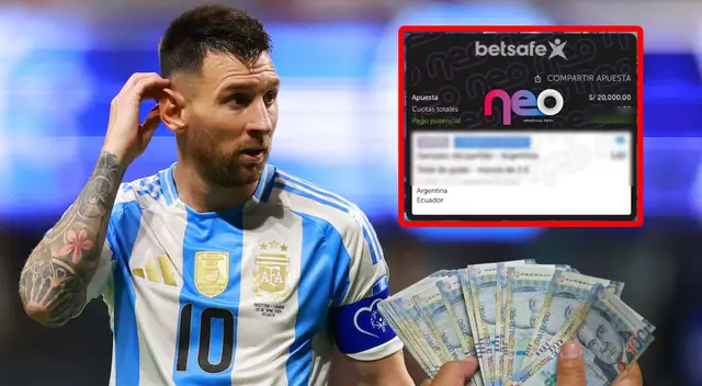 Peruano perdió una fuerte suma de dinero con la apuesta que realizó al Argentina vs. Ecuador.
