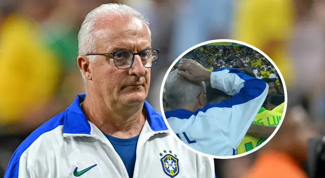 Dorival Júnior vivió un momento incómodo en el Brasil vs. Uruguay.