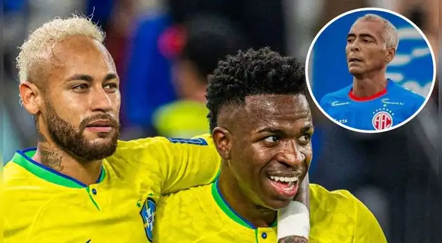 Romário comparo a Vinicius Jr. y a Neymar